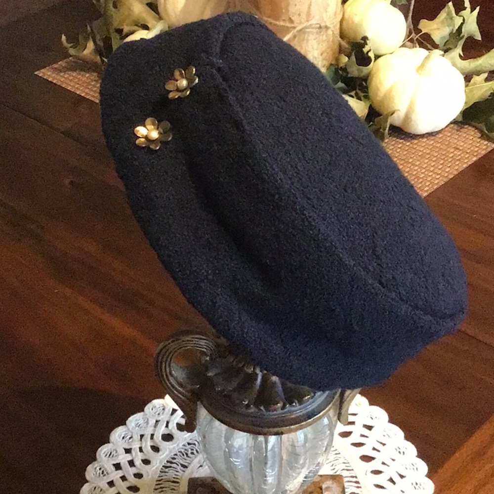 VTG Henry Pollack Pill box hat